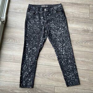 Mblm Splattered  Studded Skinny Jeans